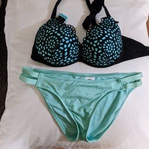 Teal bikini
